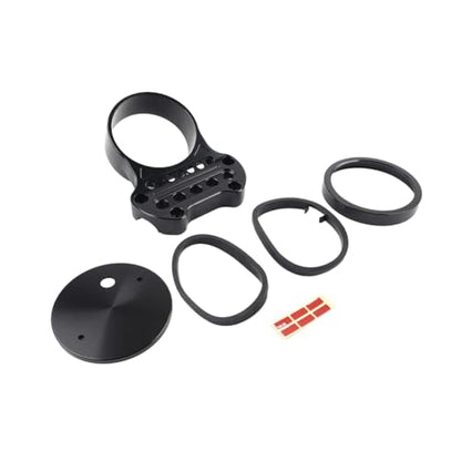 Chcury1 Speedometer Relocation Bracket Instrument Indicator Clamp Cover CNC Black for Harley for Sportster Dyna Models Motorbike