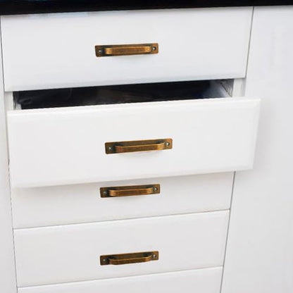 12 Pack 5 Inch 128 mm FlatCopper Cabinet Handles Aluminum Cabinet Pulls Drawer Pulls - color: FlatCopper, size: 5 Inch