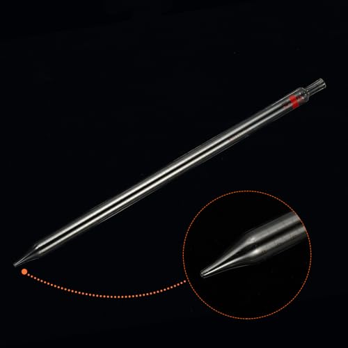 PATIKIL Graduated Dropper Pipettes 4 Pcs 50ml Reusable Borosilicate Glass Pipette for Transfer Liquid for Laboratory, Chemistry, Clear - size: 50ml