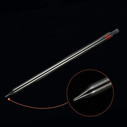 PATIKIL Graduated Dropper Pipettes 4 Pcs 50ml Reusable Borosilicate Glass Pipette for Transfer Liquid for Laboratory, Chemistry, Clear - size: 50ml