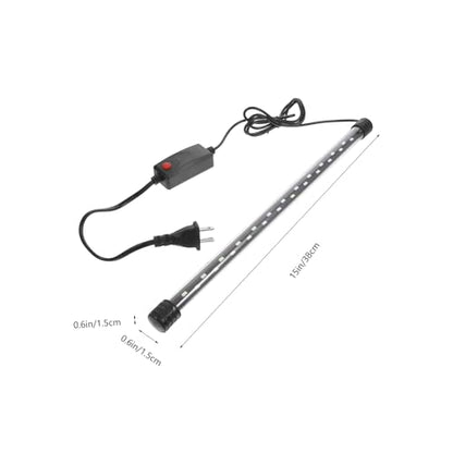 balacoo Aquarium LED Light, Full Spectrum Hidden Fish Tank Light for Aquarium Landscaping, Plants Grow, 8W (US Plug)