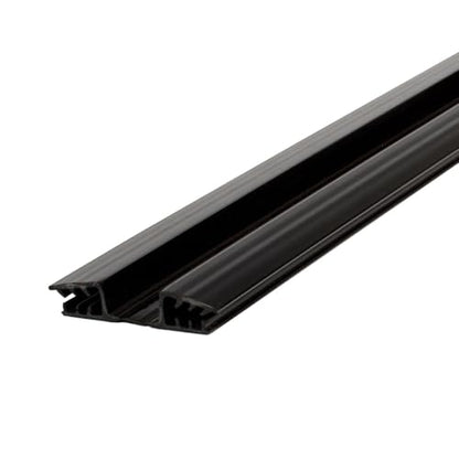 Black PVC Living Hinge for 1/8in Panels - 48 Inches (Pack of 3, 12 Feet Total)