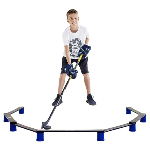Hockey Revolution Lightweight Stickhandling Training Aid, Equipment for Puck Control, Reaction Time and Coordination - style: My Enemy PRO