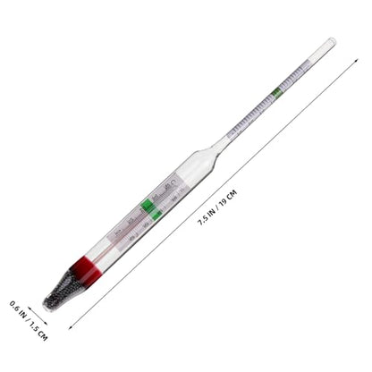Homoyoyo 1set Hydrometer Tester Measuring Cylinder for Accurate Sea Water Testing Professional Aquarium for Aquaculture and Fish Tanks