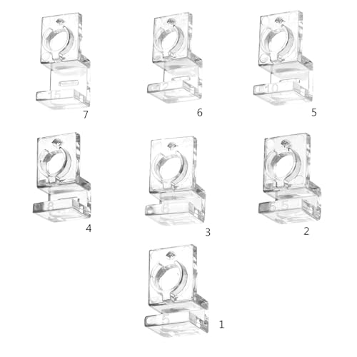 10pcs Aquarium Lid Support Bracket Fish Cover Holder Stand Fishtanks Cover Support Clamp Clips, Suitable for 5mm