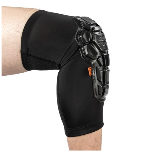 Klein Tools 60611 Knee Pads, Heavy-Duty Padded Knee Sleeves, L/XL - size: L/XL