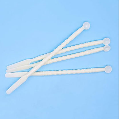 10 Pcs Dental Disposable Plastic Spatulas,Cement Powder Mixing Spatula,Dental Lab Mixing Tools,White