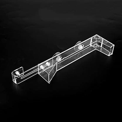 Fish Feeding Tube, Fish Feeder Convenient Fish Feeder Tube Kit Acrylic Aquarium Fish Shrimp Feeding Dish Set Fish Food Feeder for Fish Freshwater Saltwater Aquariums