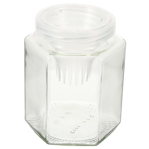 DECHOUS Glass Fish Bottle Portable Catching Fish Shrimp Tool Reusable Winter Outdoor Fishing Container
