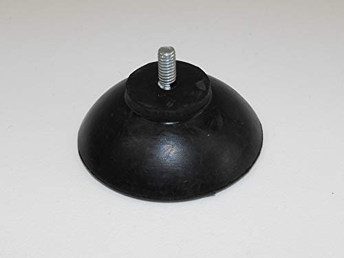 JL Missouri Parts 4X 3/8" #8-32 Screw in 1 3/4" Rubber Suction Cups, 5/8" Tall, Made in USA High Quaity Foot Isolator