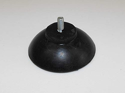 JL Missouri Parts 4X 3/8" #8-32 Screw in 1 3/4" Rubber Suction Cups, 5/8" Tall, Made in USA High Quaity Foot Isolator