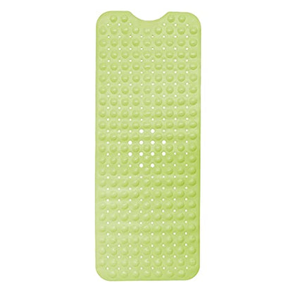 Bath Mat - Large Non Slip Bathtub & Shower Mat - Extra Long 40 x 16 Inch Bathroom Mats for Tub Nonslip Anti Slip Bathmats (40x16 Green) - color: Green