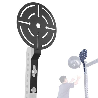 AHTAPFON Wall Ball Target for Rack Mounted with Extension,Medicine Ball Target for Power Rack Attachments,Home Gym Exercise Ball Squash Fitness for Enhance Explosive Power - size: 5/8″-16mm Hole