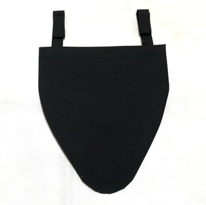 Tactical Airsoft Molle Groin Protector Detachable EVA 800D Nylon Black | 800D nylon rugged build, soft EVA impact padding, detachable design, MOLLE compatible for airsoft tactical use