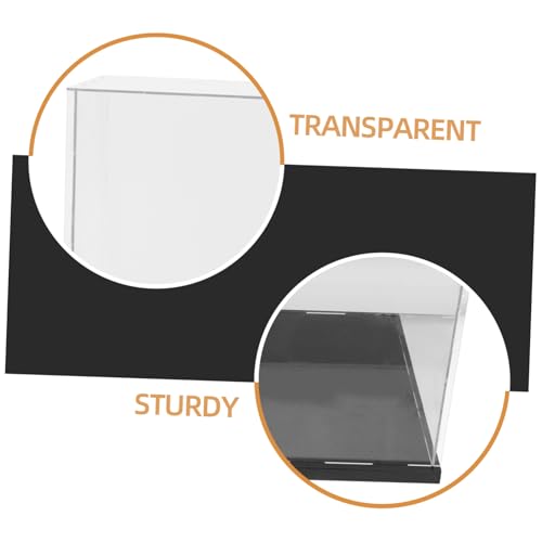 POPETPOP Glove Display Box Acrylic Storage Box for Boxing Gloves Artwork Display Rack
