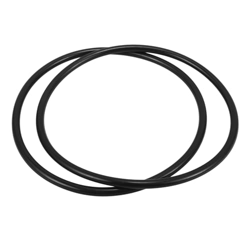 LIOOBO 2pcs Filter Pump Ring Rubber Sealing Ring for Swimming Pools Replacement Part for Pump Filter Cover Easy Installation Excellent Sealing Performance