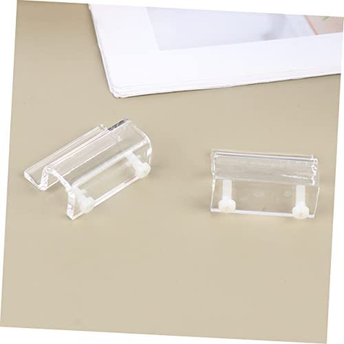 Toddmomy 4pcs Acrylic Fish Tank Bracket Support for Aquarium Covers Compatible Heat Preservation Tool for Open Fish Tanks and Turtles