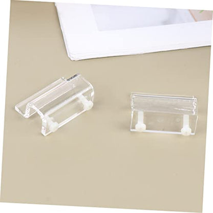 Toddmomy 4pcs Acrylic Fish Tank Bracket Support for Aquarium Covers Compatible Heat Preservation Tool for Open Fish Tanks and Turtles