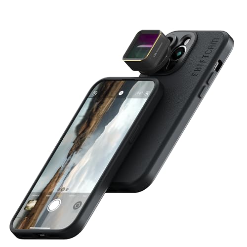 Shiftcam | LensUltra 1.33x Anamorphic Lens - 1.33x Magnification, 113° Angle - Transform Mobile Footage, Captivating Widescreen Ratio, Cinematic Lens Flare, Surreal Perspectives, Premium Design - color: 1.33x Anamorphic