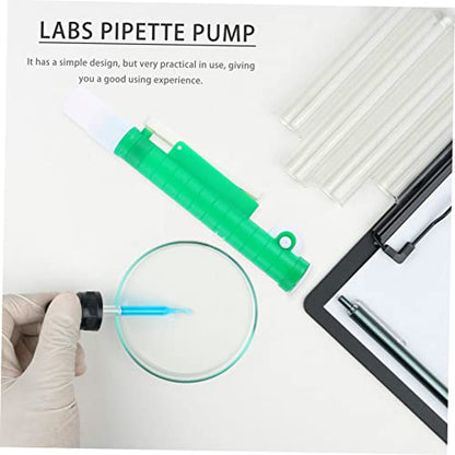 Veemoon Scientific Pipette Pump Plastic Laboratory Pipette Pump 10ml Dispenser