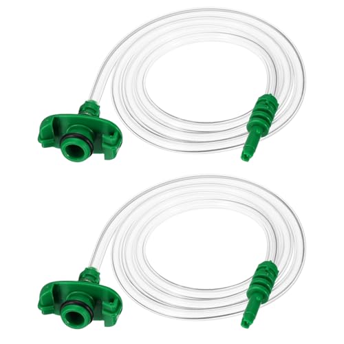 uxcell 2 Pcs Air Tube 10cc Glue Adhesive Dispenser Syringes Connector Adapter Replacement for Industrial Glue Liquid Cartridge Dispensing Accessories - size: 10cc