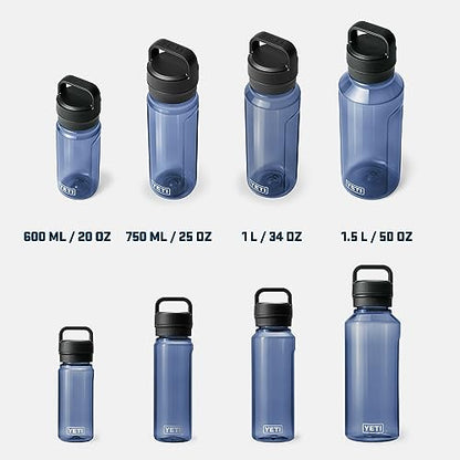 YETI Yonder Water Bottle with Yonder Chug Cap, Lightweight, Leakproof and BPA-Free - color: Charcoal, style: 50oz