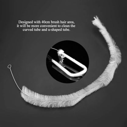 Zerodis Fish Hose Cleaning Brush, Aquarium Pipe Tube Brush Cleaner Flexible Easy to Use Practical Cleaning Kit