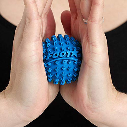Body Back Foot Star® Massage Ball for Plantar Fasciitis Relief & Recovery | Foot Massager For Trigger Point Therapy, Massage Ball For Soothe Foot Stress, Discomfort, Aches, & Tightness, 2 Pack Blue - style: Two-Pack