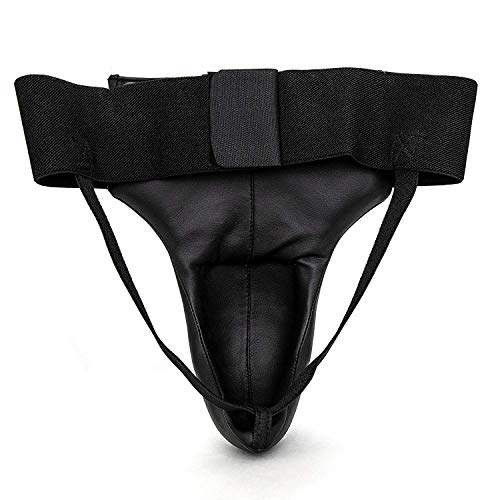 Boxing MMA Training Muay Thai Groin Abdominal Protector - Comfortable Ultimate Protection for Contact Sports - Perfect for Gym & Workout Use - size: Large