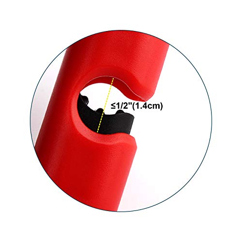 6 Pcs Premium Grade Food Bag Squeeze Clips Bread Clips Rubber Lid Non-Slip Sealer Bag Cinches Easy Use Lock - color: 6pcs