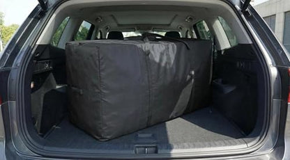 66 Gallon Extra Large Storage Bags, XXL Moving Bags with Zippers & Side Handles, Jumbo Big Storage Totes for Moving & Space-Saving Organization (Black, 66 Gallon, 1 Pack)