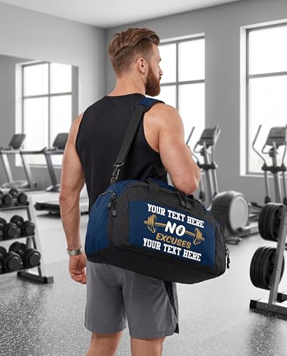 Personalized Weightlifting Duffel Bag – Custom Gym Bag with Name & Logo – Heavy Duty Workout Bag for Men & Women – Lifting, Powerlifting, Bodybuilding Training Gear - color: Pink, style: Weightlifting