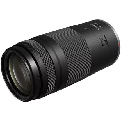 Canon RF 75-300mm f/4-5.6 Lens | Compact Telephoto Zoom with Versatile Focal Range & Smooth Autofocus | Great for Sports, Wildlife, Travel & Everyday Photography (7155C002) + Shoulder Bag + 64GB Card