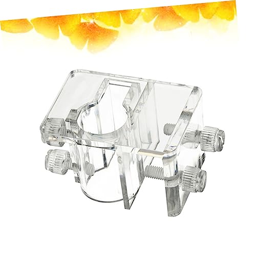Angoily 2pcs Aquarium Water Clamp Fixed Clip for Water Pipe Acrylic Holder (Size s Suitable for 5-20mm)