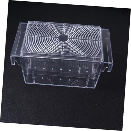 Breeding Box Acrylic Aquarium Fish Tank Isolation Breeder Box Fish Hatching Tank for Betta and Guppy Fry Rearing