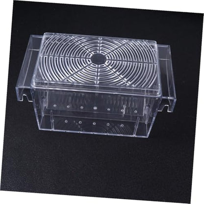 Breeding Box Acrylic Aquarium Fish Tank Isolation Breeder Box Fish Hatching Tank for Betta and Guppy Fry Rearing