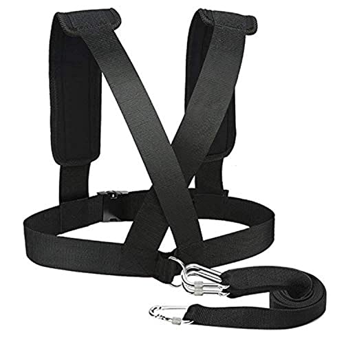Sled Harness Adjustable Speed Pulling Belt with Reinforced Lock for Fitness