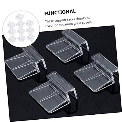 10pcs Aquarium Stand Acrylic Support Brackets Fish Tank Holding Rack Support Shelf for Aquarium Tank Supply