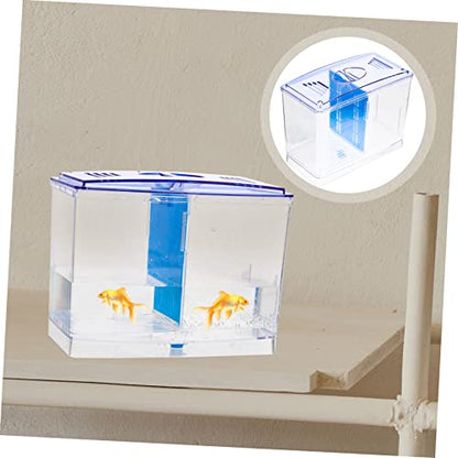 Fish Breeding Box Acrylic Isolation Container Fish Tank for Household Aquarium with Transparent Design Easy Installation for Betta Guppy Shrimp Hatchery