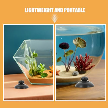 LIOOBO 36PCS Aquariums Oxygen Pump Suction Cups - Fish Tank Underwater Suckers for Submersible Oxygen Pumps -Rubber Holders Replacement