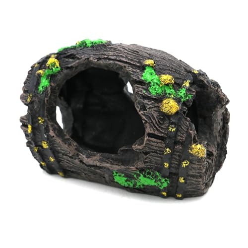 Broken Wine Barrel Aquarium Decorations Resin Caves Hide Hut Fish Tank Ornaments for Home Office Fish Tank Decor