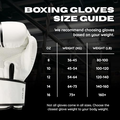 STING Armaplus Boxing Gloves - color: White, size: 14 Oz