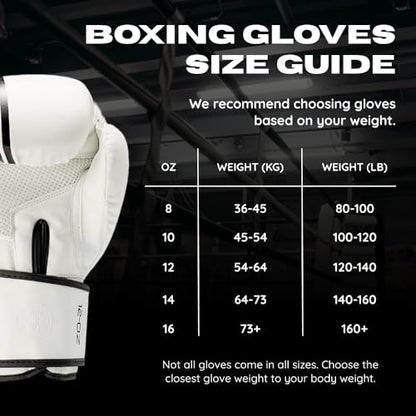 STING Armaplus Boxing Gloves - color: White, size: 12 Oz