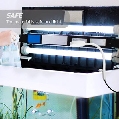 Homoyoyo Clip-Type Aquarium Light Fish Tank Lamp USB-Powered LED Aquarium Spot Light with High Brightness and Clamp Fixing for Aquatic Plants and Fish Tank Accessories