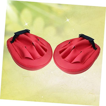 Pair Curved Thai Pads for Taekwondo Kickboxing Training