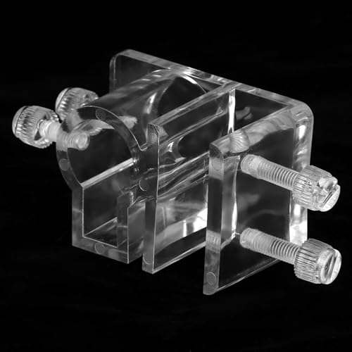 4Pcs Acrylic Aquarium Soft Tube Fixture Holder Hose Clamps Aquarium Fish Water Pipe Hose Fixing Clip Tube Clamp Holder Fish Tank Hanger Acrylic Fixture
