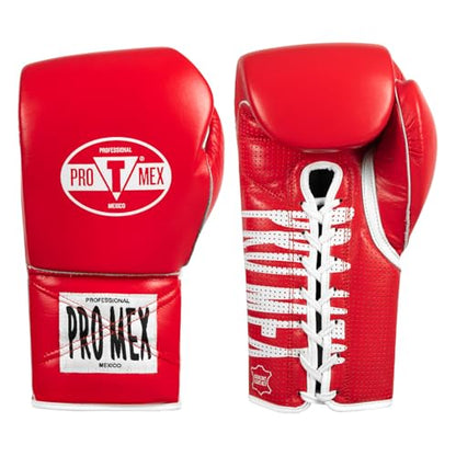 Title Boxing Pro Mex Professional Edge Lace Training/Sparring Boxing Gloves - color: Red, size: 16 oz