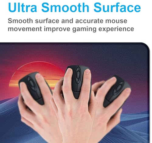 Mountain Top Scenery Mouse Pad Sunset Mountain Computer Decorative Desk Pad | The Surface Of The Mouse Pad Is Designed With Fiber Woven Material, And The Base Is Made Of Natural Anti Slip Rubber. - color: Beautiful Mountain Peaks