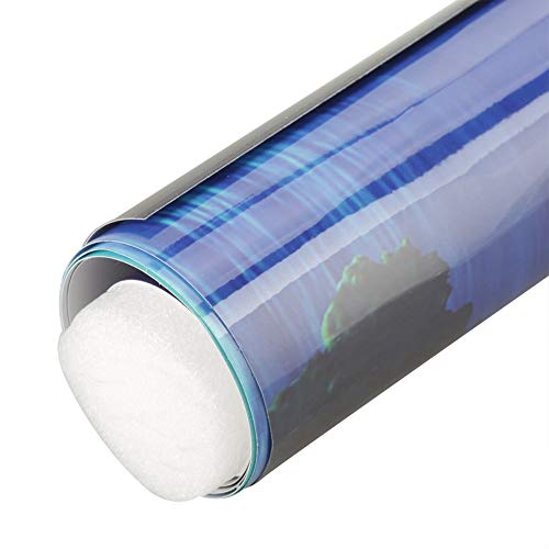 Zerodis Seaworld Aquarium Background, PVC Adhesive Double Sided Poster Sticker Fish Decoration(91 x 41cm)