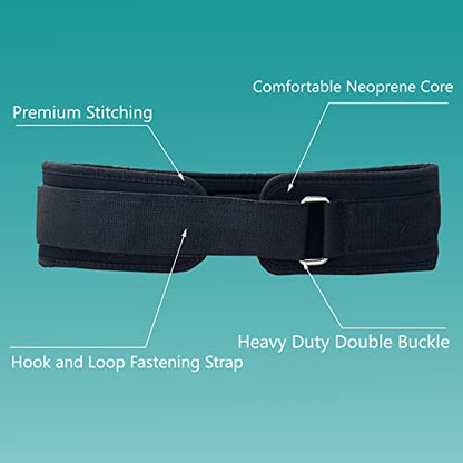 Weighted Training Waist Belt for Pulling Sled and Tires,Weight Sled Pulling Strap,Sled Trainer Pull Leash of Sled Harness,Pulley Strap for Strength Speed Agility Training - style: Waist Belt